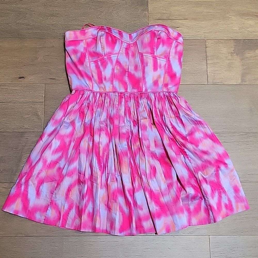 Rebecca Taylor Strapless Mini Dress Size 8 M Nwt